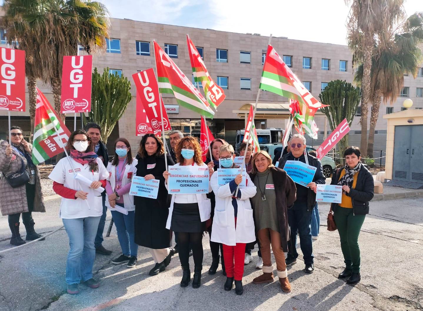 CSIF, SATSE, CCOO y UGT volvern a concentrarse ante la reiterada inaccin de la Consejera de Salud los tres prximos mircoles de octubre en toda Andaluca